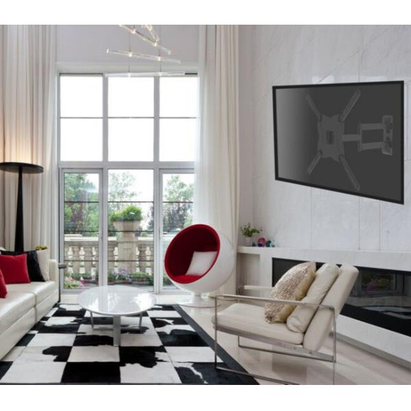 Staffa TV paretale con articolo 90 per montare lo schermo da 23 pollici su un supporto di 55 cm, marchio Conceptronic. 4015867209202 | initpc.it