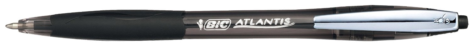 Scatola 12 Penne Sfera Scatto Bic Atlantis Premium Clip Metal 1 0mm Nero 9021332 3086123307582
