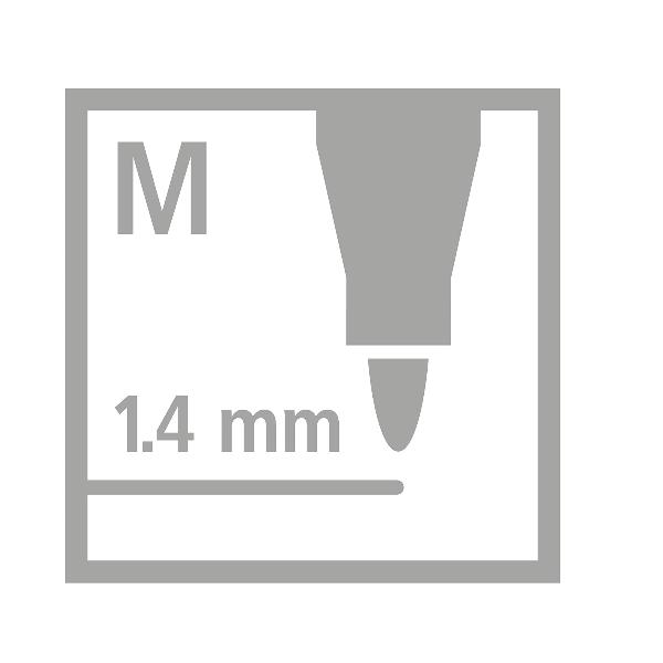 Penna da scrivere con punta metallica, colore verde foglia, marchio STABILO 4006381546324 | initpc.it