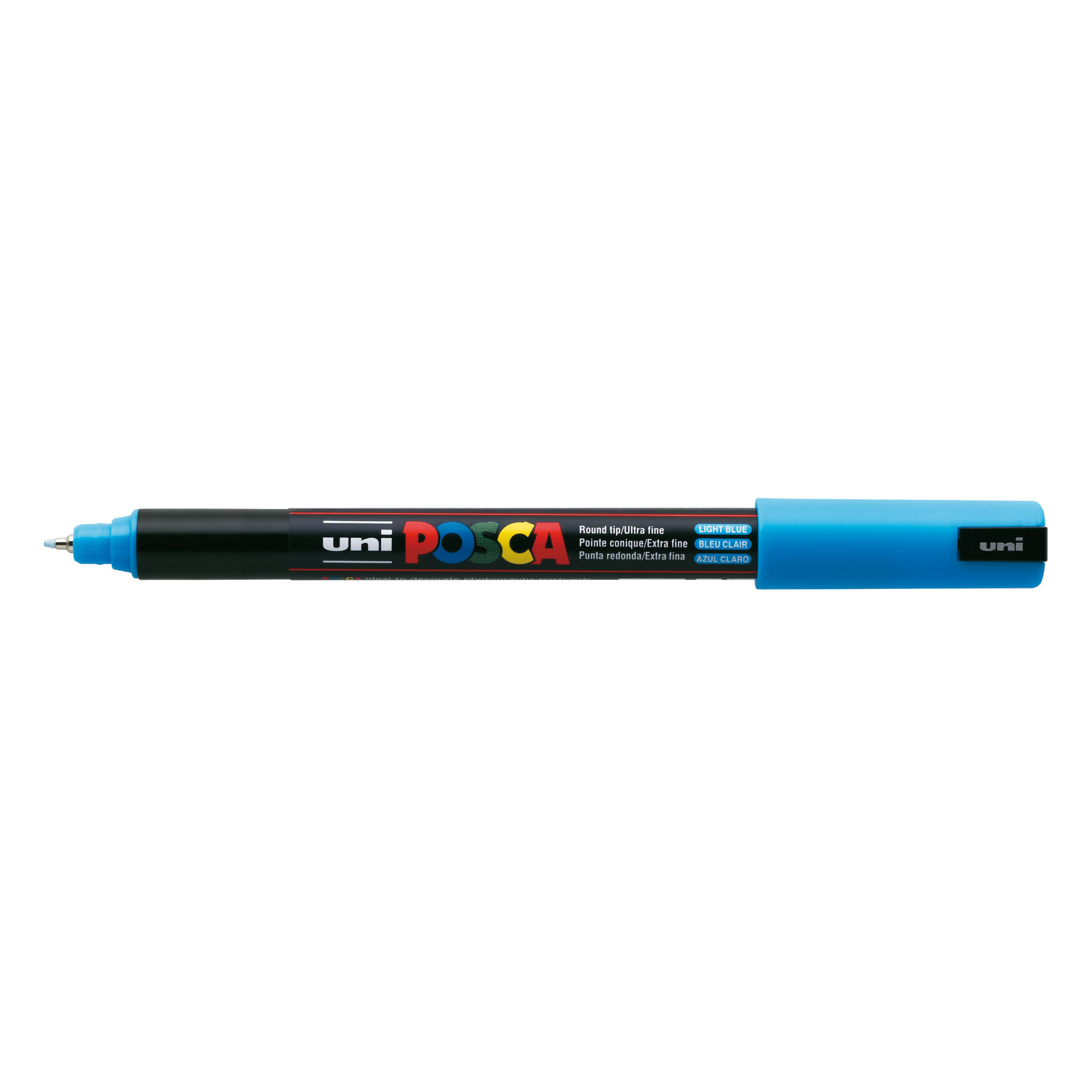 Marcatore Uni Posca Pen Pc1m P Extra Fine 0 7mm Azzurro Uni Mitsubishi M Pc1mr Az 4902778089828