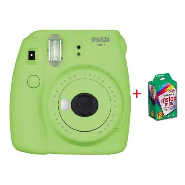 Instax Mini 9 Lime Green Kit 10 Bag Fujifilm 70100141213 5036321129279
