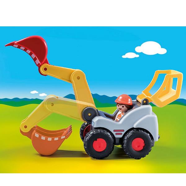 Escavatore 1 2 3 Playmobil 70125 4008789701251