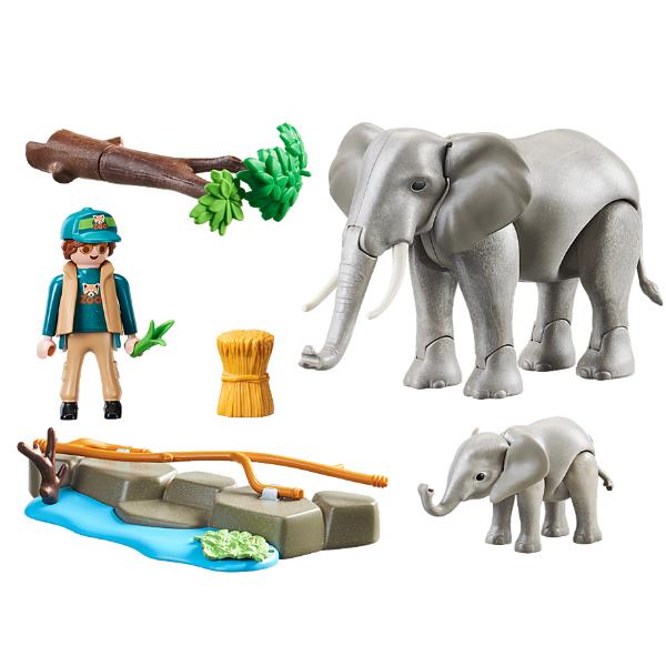 Famiglia di Elefanti Playmobil 70324b 4008789703248