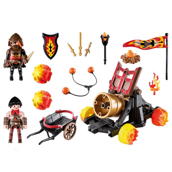 Cannone Spara Lava di Burnham Playmobil 70394b 4008789703941