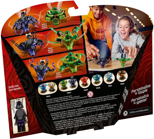 Lloyd Contro Garmadon Spinjitzu Lego 70664 5702016367348