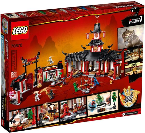 Il Monastero Spinjitzu Lego 70670 5702016367508
