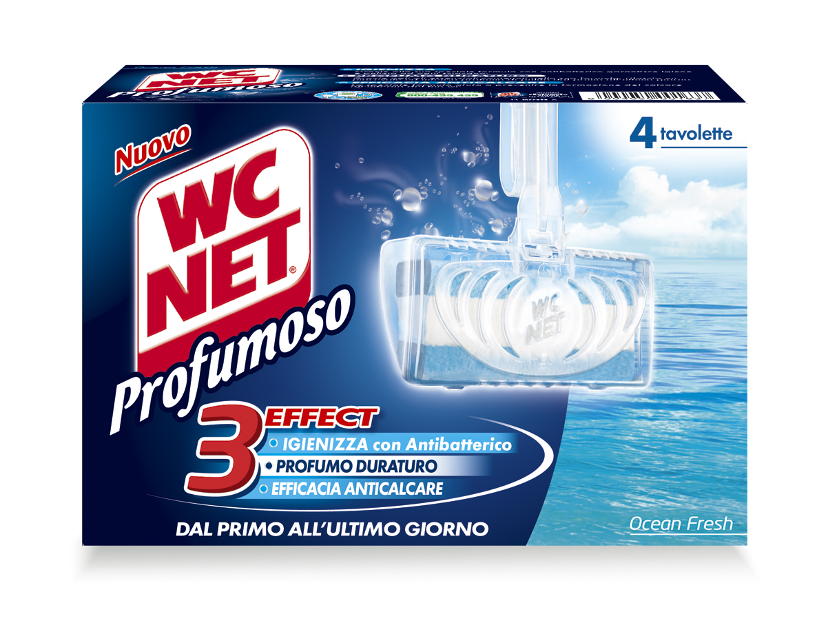 Wc Net Tavoletta Profumoso Ocean Fresh 4x34gr M74601 8004050001637