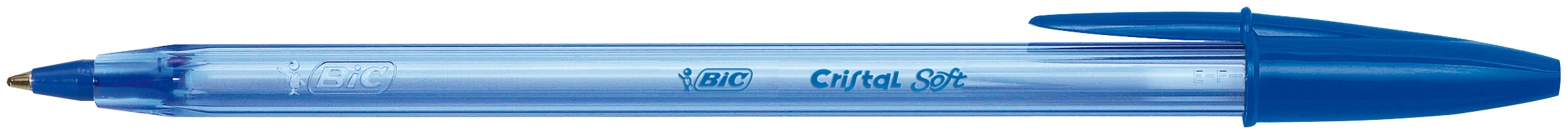 Scatola 50 Penna Sfera Cristal Soft 1 2mm Blu Bic 951434 3086123355361
