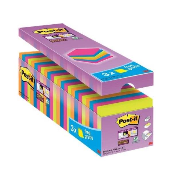 3 Value Pack Sstick 654 Colass Post It 7100079739 51141984063
