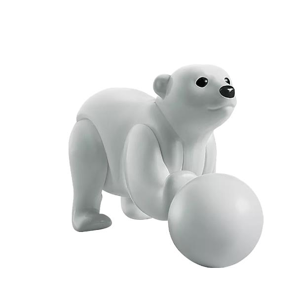 Piccolo orso polare di legno giocattolo di alta qualità, prodotto da Playmobil, realizzato con dettagli precisi e materiali duraturabili. 4008789710734 | initpc.it