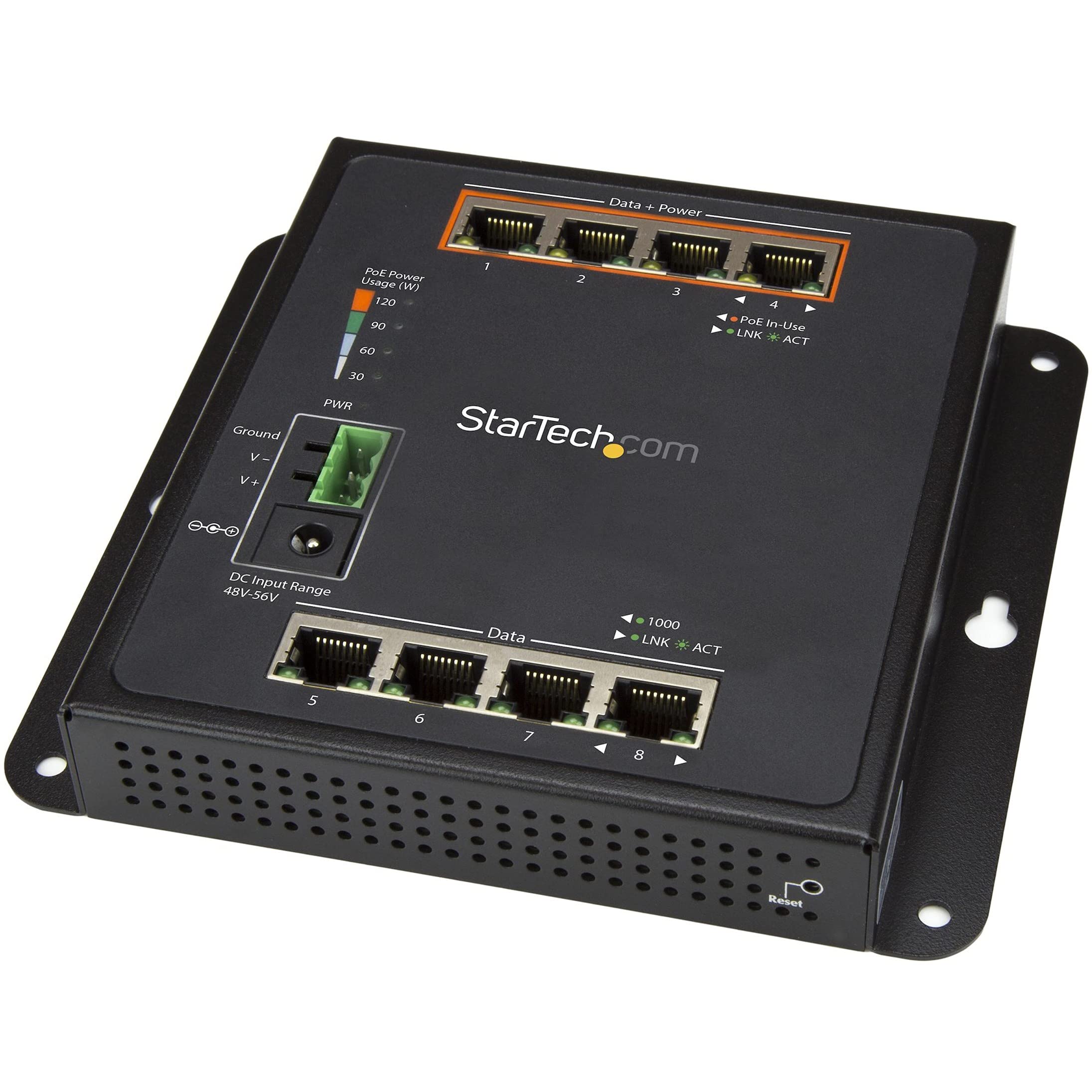 Switch Ethernet Gbe a 8 Startech Networking Ies81gpoew 65030871112