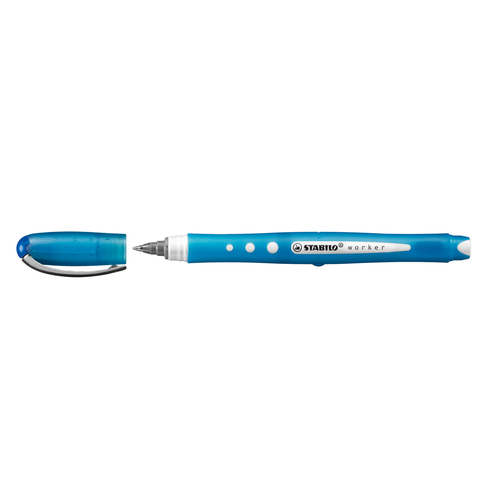 Stabilo worker roller penne a sfera blu 0,5 mm professionale 4006381415514