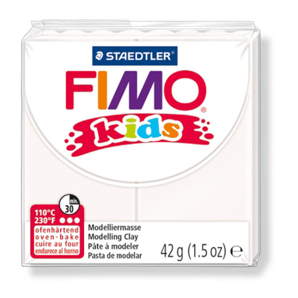 Pasta Polimerica Fimo Kids 42gr Bianco