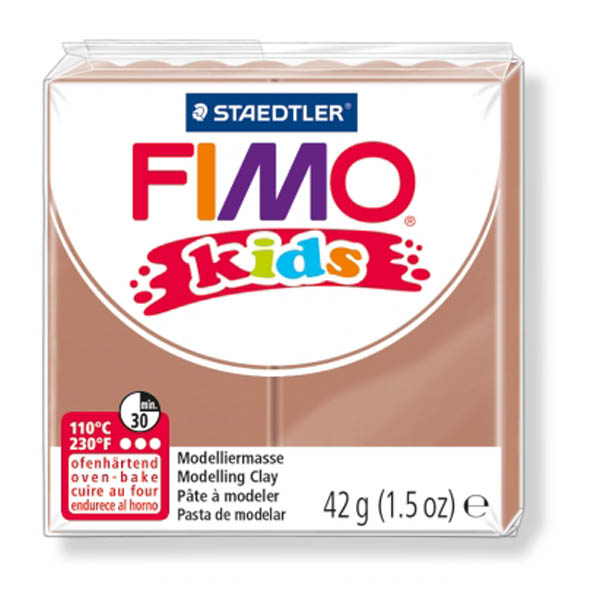 Pasta Polimerica Fimo Kids 42gr Marrone Chiaro 71