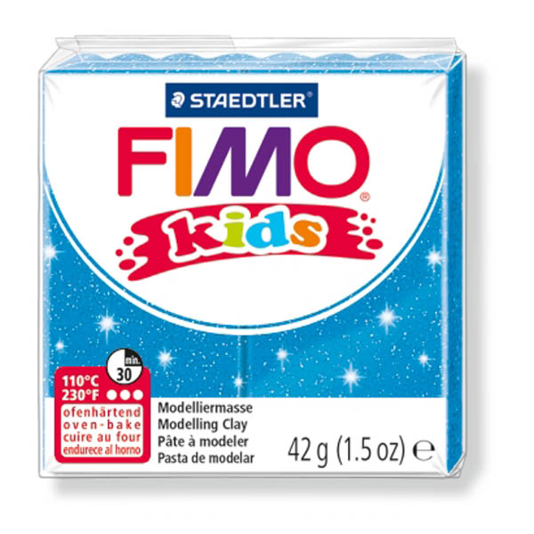 Pasta Polimerica Fimo Kids 42gr Blu Glitter 312 8030 312 4007817804964