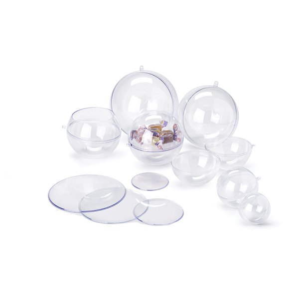 Sfera Apribile in Polistirene Trasparente 60mm Ri Plast 5064101 8004428011015