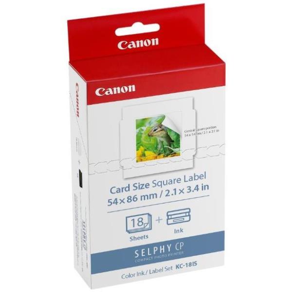 Kit di scarabocchi e carta per disegno, marchio Canon. Contenuto: KC-18IS Ink Set (set di inchiostro) + cartine di carta. 4960999922171 | initpc.it