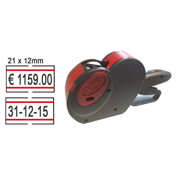 Prezzatrice smart nuova printex 8/2112 nero etichette 21x12mm 8034049912514