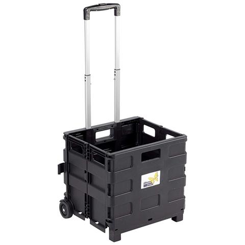 Carrello in alluminio pieghevole con cassa in plastica da 25 kg 8023755053147