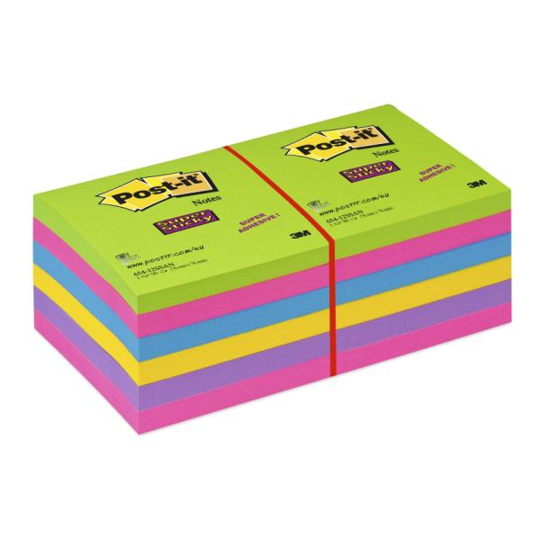 Post It Superst Ultracol76x76 Post It 75563a 51131996465
