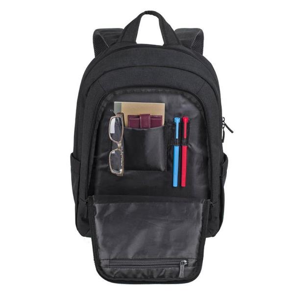 Nx Canvas Backpack 15 6 Black Rivacase 7560bk 4260403570043