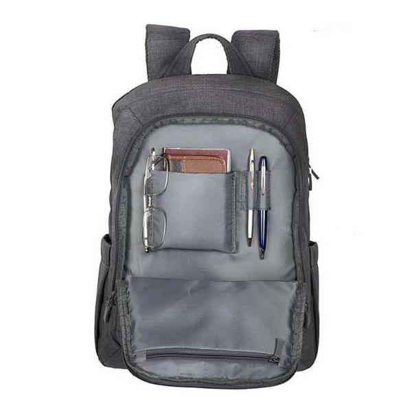 Nx Canvas Backpack 15 6 Grey Rivacase 7560gy 6901820075602