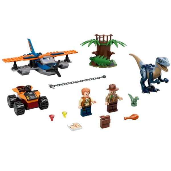 Velociraptor Salvataggio Biplano Lego 75942 5702016616651