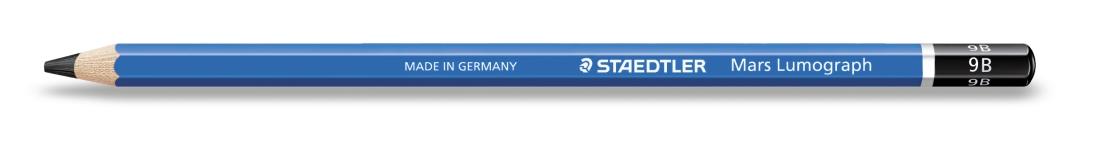 Matite staedtler lumograph 2mm 9b legno tedesco certificato 4007817184820