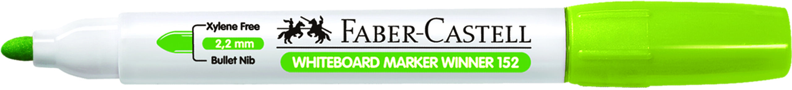 Marcatore Whiteboard Winner 152 Verde Lime Faber Castell 159364 7754111001250