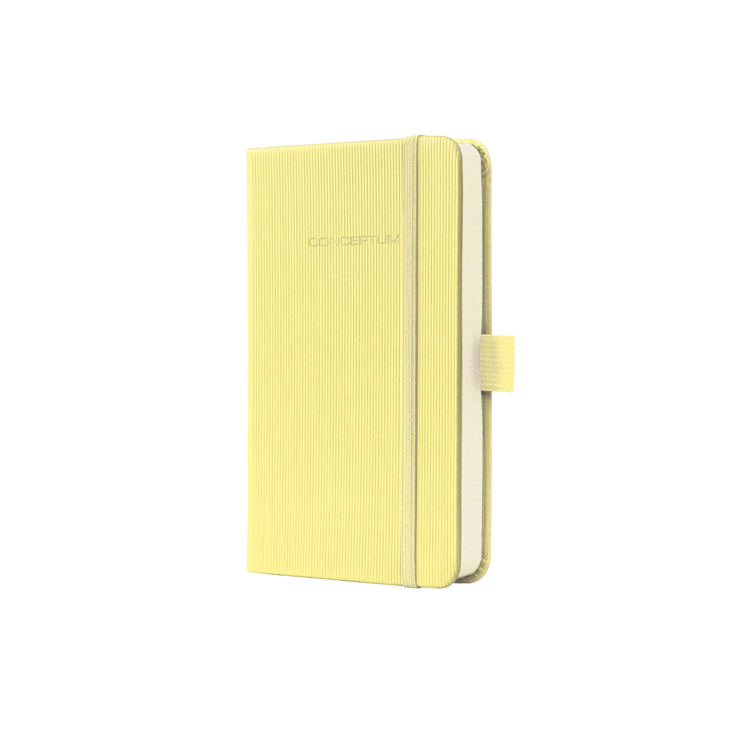 Taccuino 95x150x20mm a Quadr 194pagsmooth Yellow Hardcover Conceptum Sigel Co559