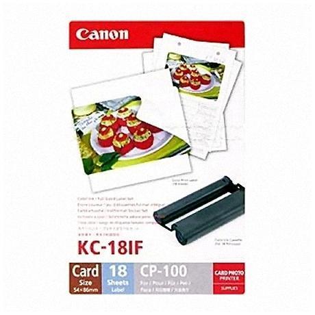 Etichette Adesive Kc 18if Carta Ink Canon 7741a001 4960999047072