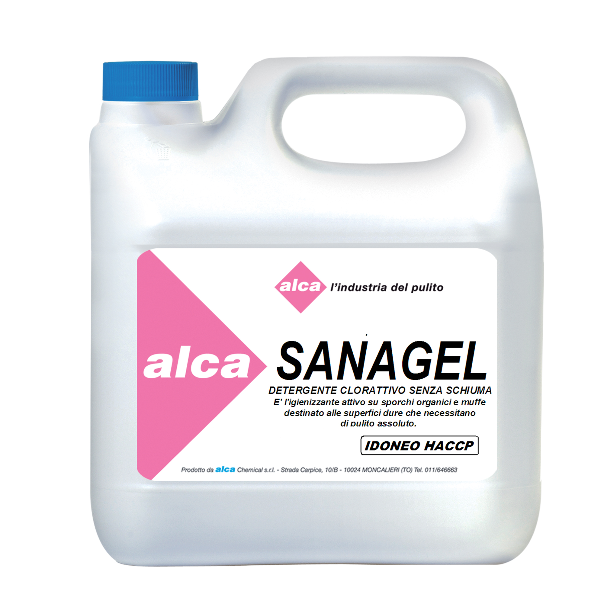Detergente Sanificante Sanagel Tanica 3kg Alca Alc863 8032937571294