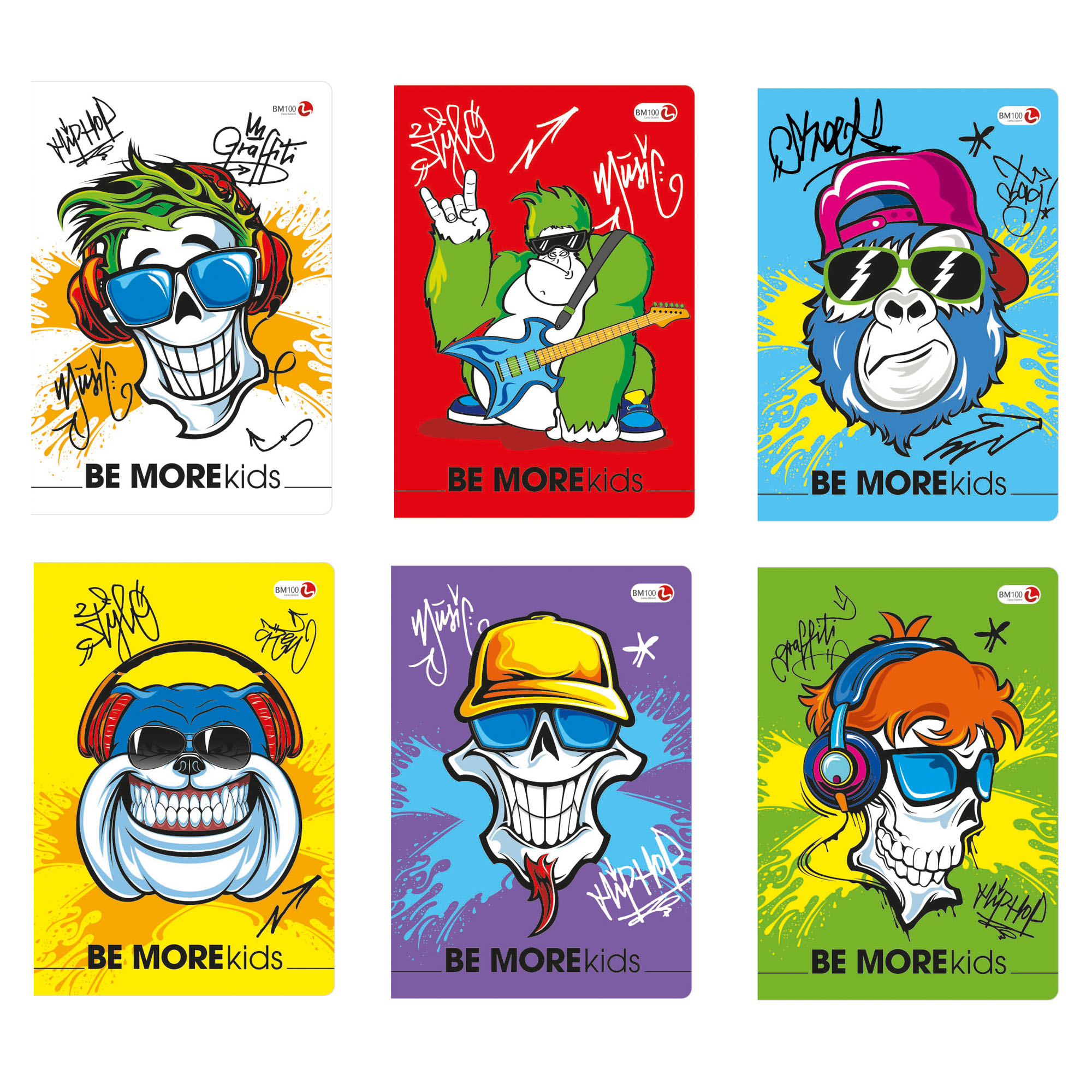Maxiquaderno A4 36fg 2 100gr 5mm Kids Be More Special 2017 Bm Confezione da 10