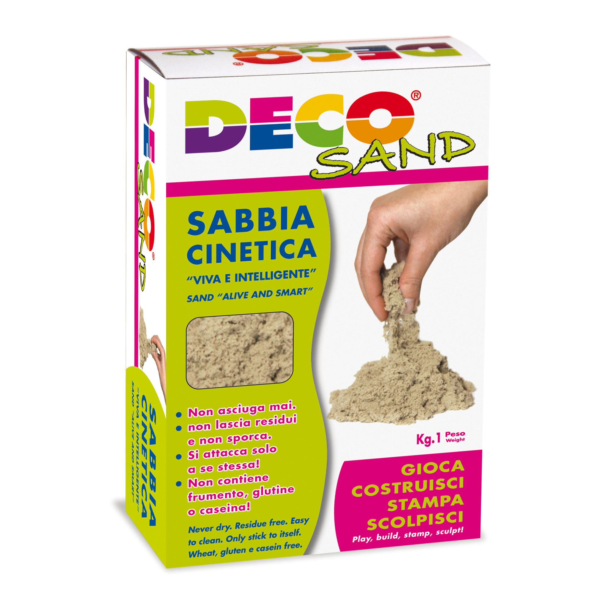 Sabbia Cinetica Deco Sand 1 Kg Deco 10849 8004957108491