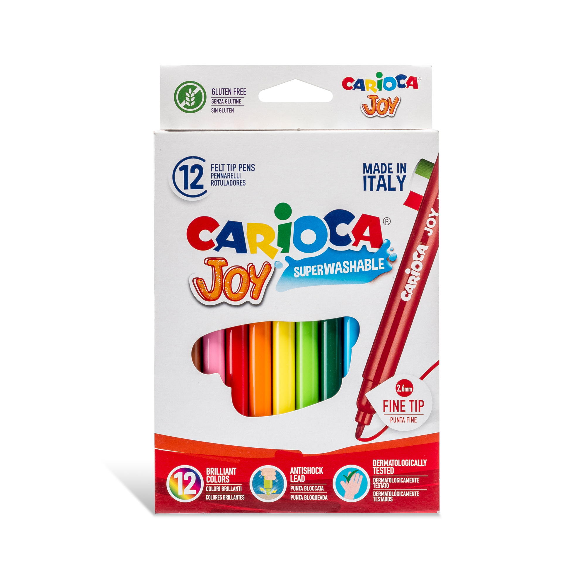 Pennarello Joy assortito marca Carioca, CF12 8003511406141 | initpc.it