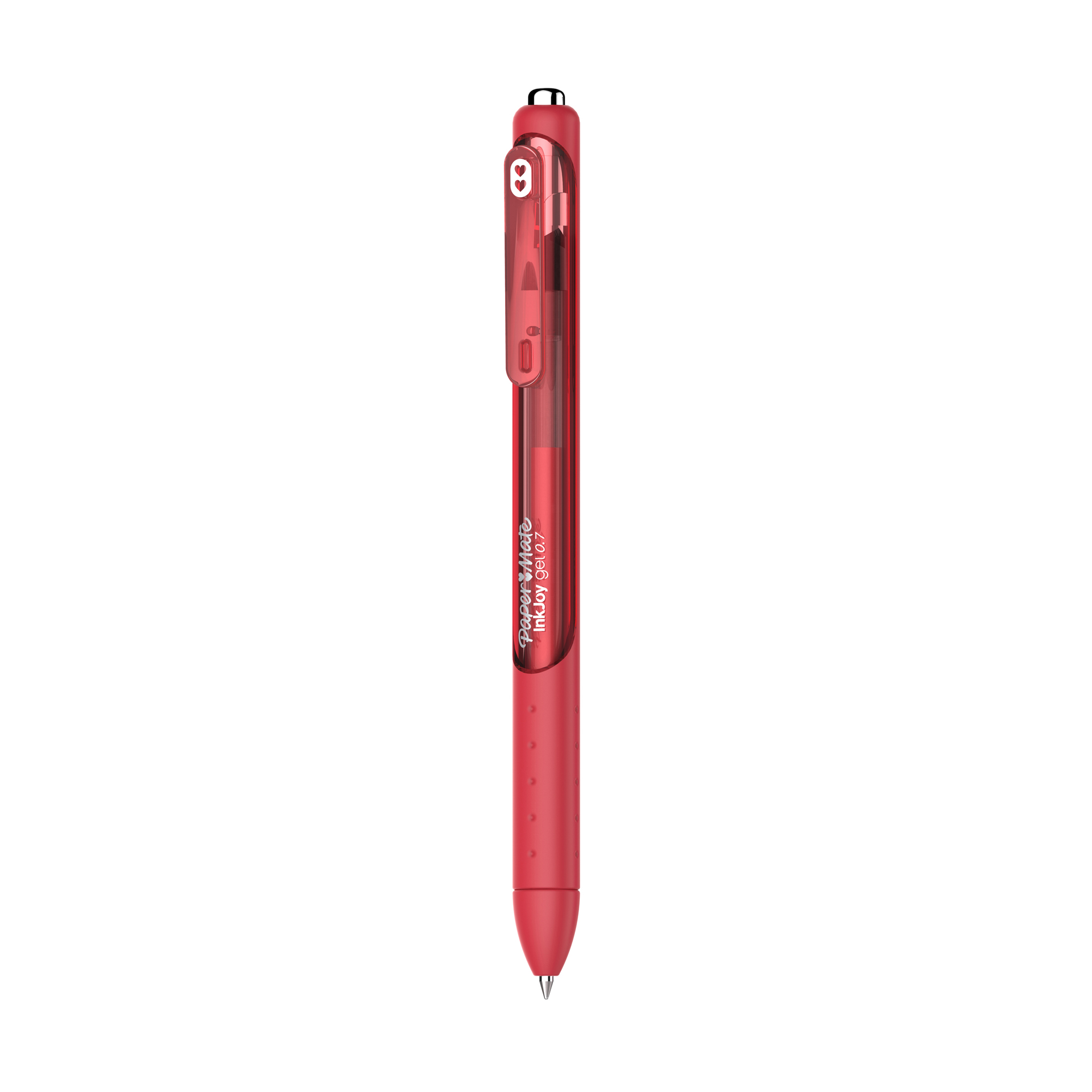 Penna Sfera Scatto Inkjoy Gel 0 7mm Rosso Papermate 1957056 3501179579726