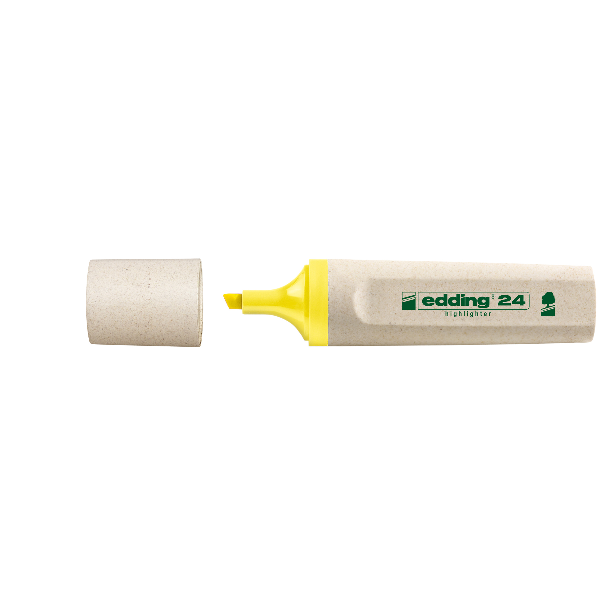 Evidenziatore edding ecoline giallo punta scalpello 4004764917617