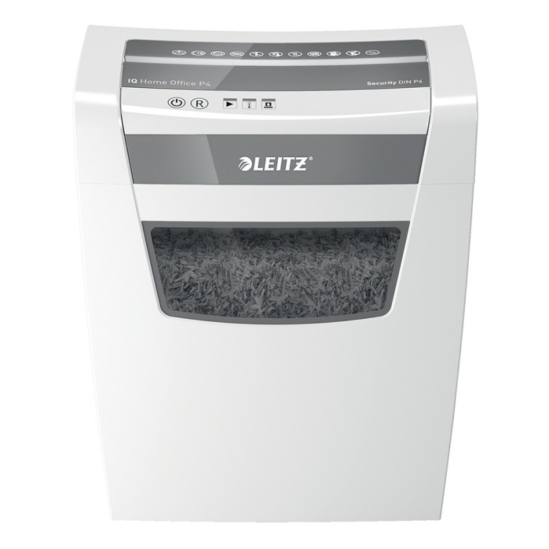 Leitz IQ Distruge Home Office P4 BIA, dispositivo di sicurezza per la distruzione di documenti sensibili e materiali di cartaceo. 4002432118939 | initpc.it