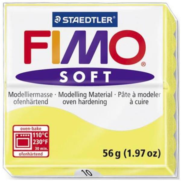 Fimo Soft 57 G Giallo Limone Fimo 8020 10 4006608809430