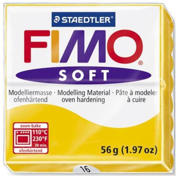 Fimo Soft 57 G Giallo Sole Fimo 8020 16 4006608809454