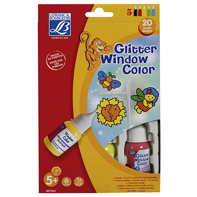 Colore Window Color Kit Glitter Lefranc Bourgeois 807363 3013648073630