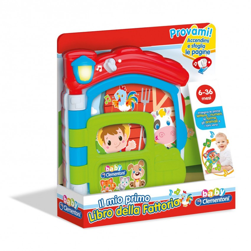 IL MIO PRIMO LIBRO DELLA FATTORIA, libri per bambini di Clementoni, giochi educativi e attività creative per piccoli artisti. 8005125172221 | initpc.it