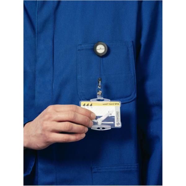 Accessori per portanomi e portabadge, Chiocciola yo-yo per portanome pz.10, prodotto DURABLE con chiocciole rotonde in plastica. 4005546889313 | initpc.it