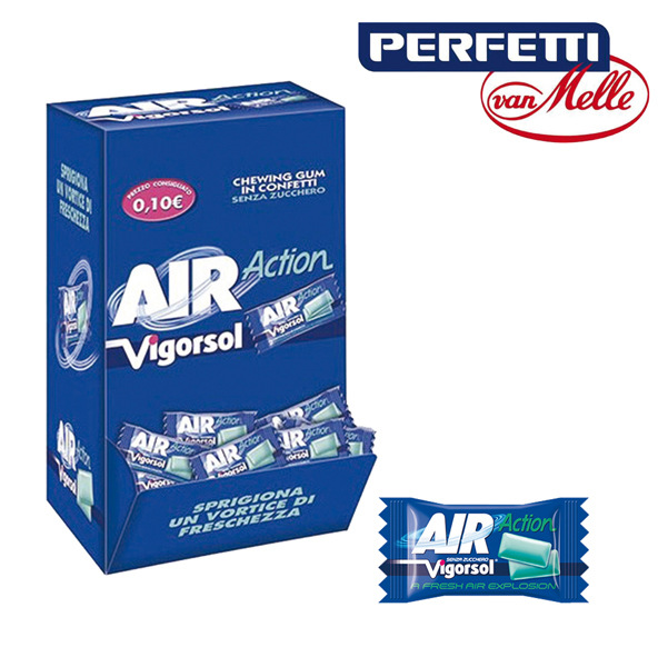 Chewing Gum Vigorsol Air Scatola 250pz Perfetti 9605700 8003440207567