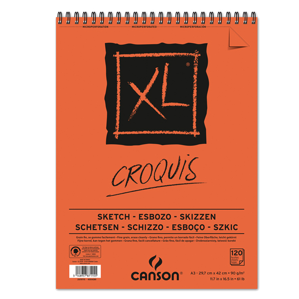 Album Xl Croquis A3 90gr 120fg Canson 200787115 3148957871155