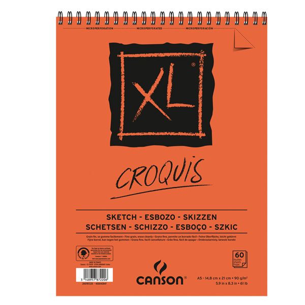 Album Xl Croquis A5 90gr 60fg Canson 200787220 3148957872206