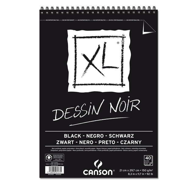 Album Xl Dessin Noir F To A4 150gr 40fg Canson 400039086 3148950074775