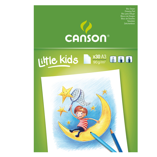 Album Kids 5 F To A3 90gr 30fg Canson Confezione da 5