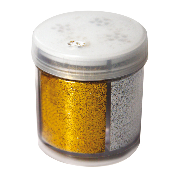 Glitter Dispenser Grana Fine 40ml 4 Colori Assortiti Deco 11451 8004957114515