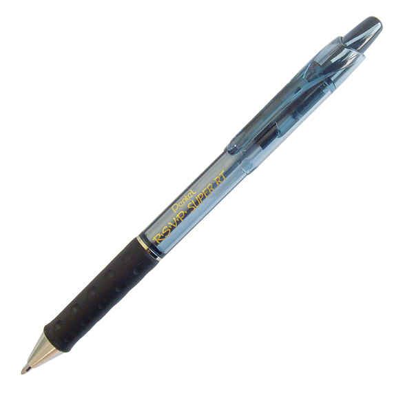 Penna a sfera feel it pentel nero 1mm metallo lunga durata 884851029539